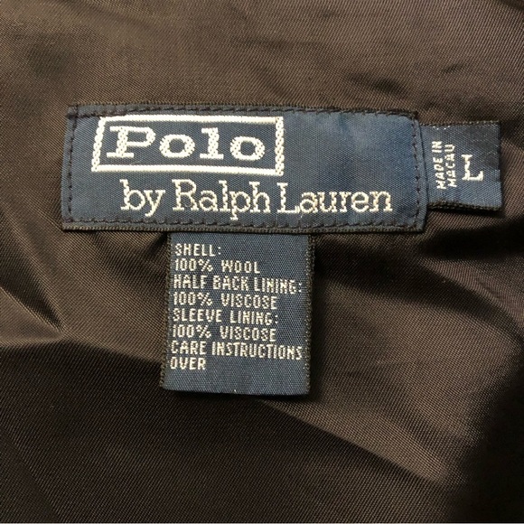 Polo by Ralph Lauren Navy Blue Wool Blazer Sport Coat - Picture 4 of 6